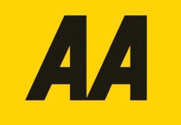 The AA logo - two black capital As on a yellow background 